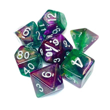 Load image into Gallery viewer, Swamp Orchids Dice Set